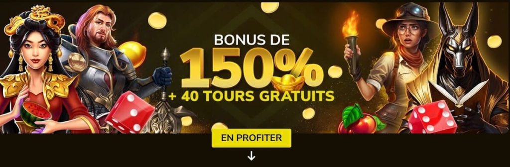 grab new player bonus at King Casino