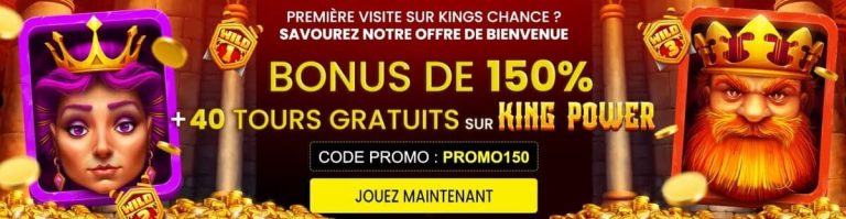 Kings Chance Casino bonus bienvenue