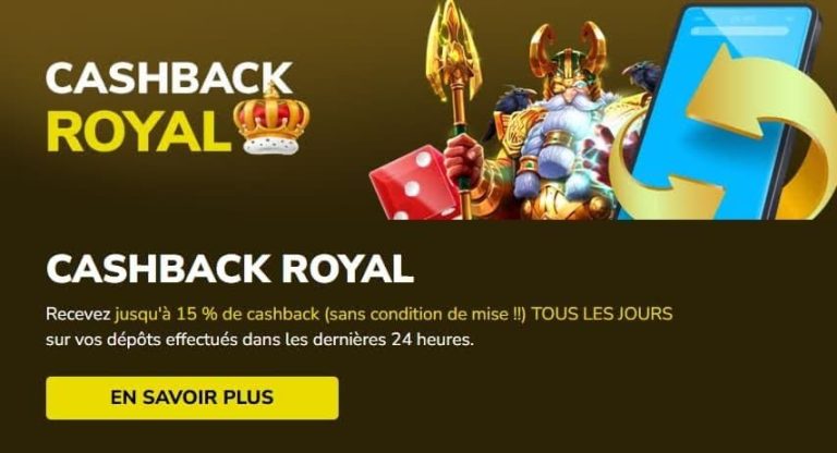 Kings Chance Casino cashback