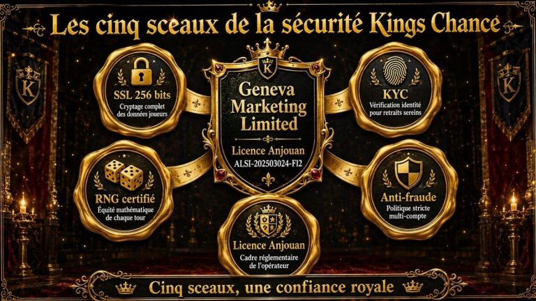 Kings Chance Casino sécurité